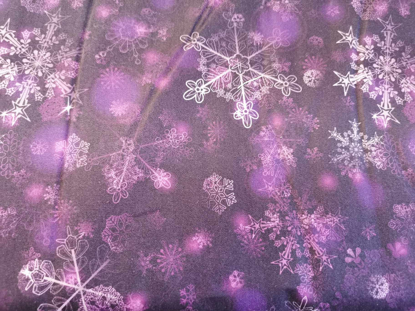 Snow flakes Cotton woven