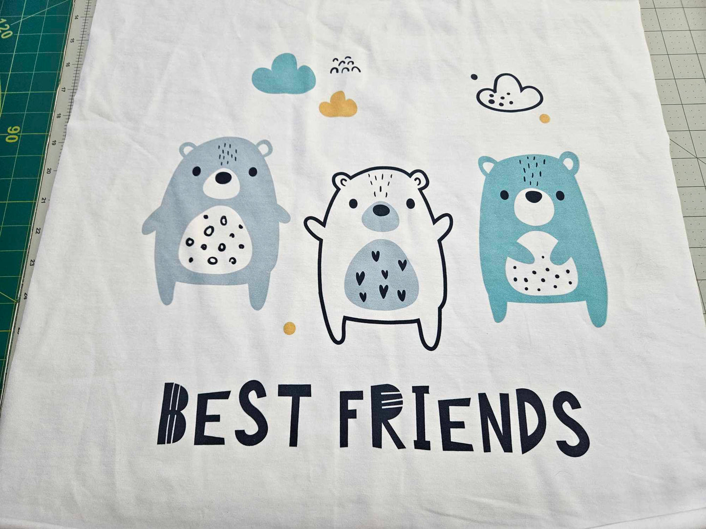 Panneau enfant Best friends 19x19" CL