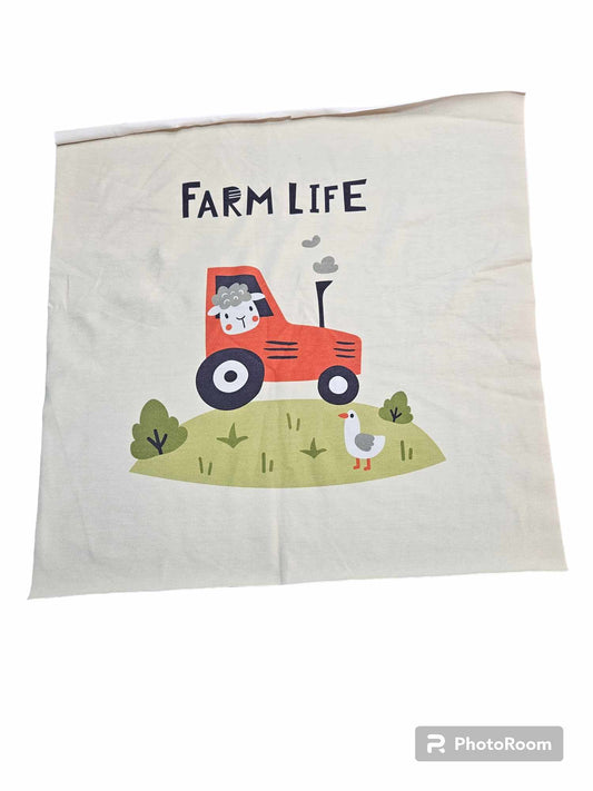 Panneau enfant Farm Life 19x19" CL